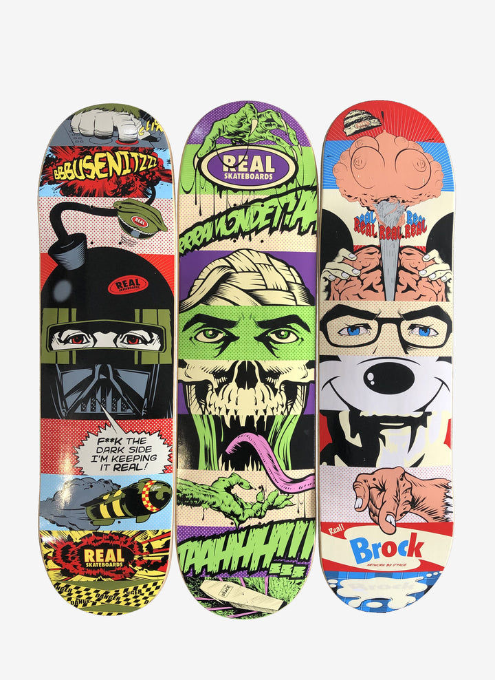 D*Face x Real Skateboards - Set of 3