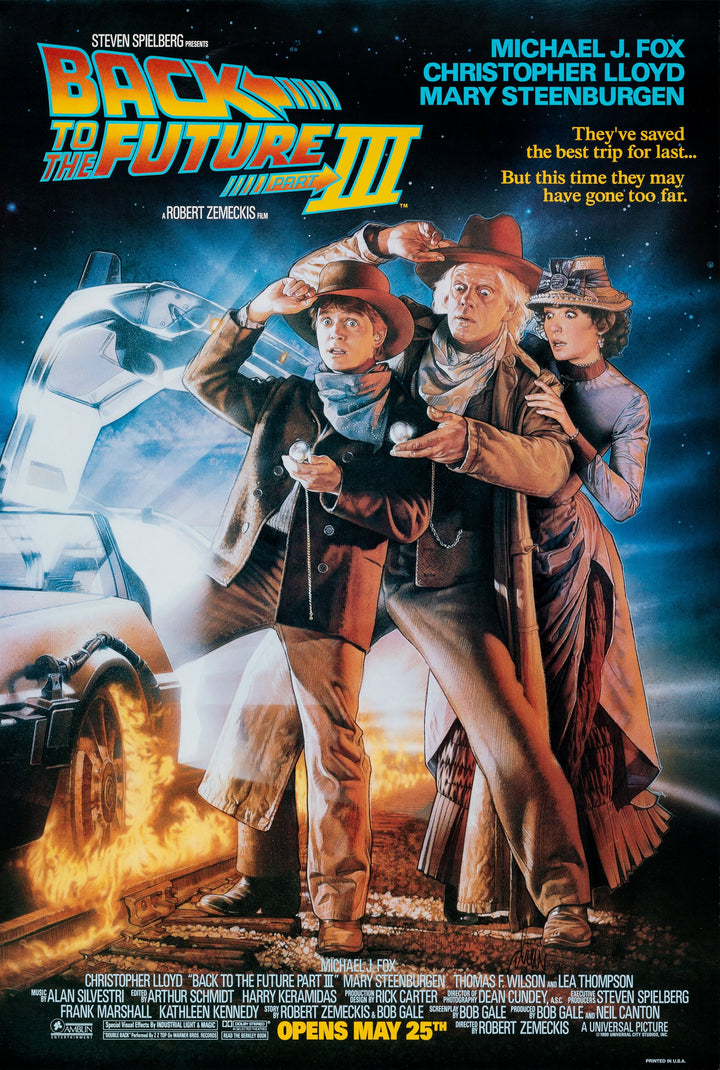 Back to the Future Part III (Universal) DS Advance, US One-Sheet