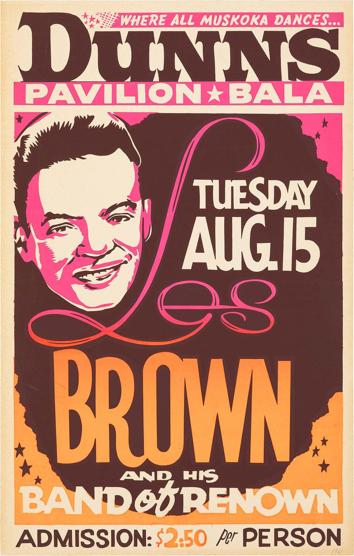 Les Brown & His Band of Renown, Canadian Concert Poster