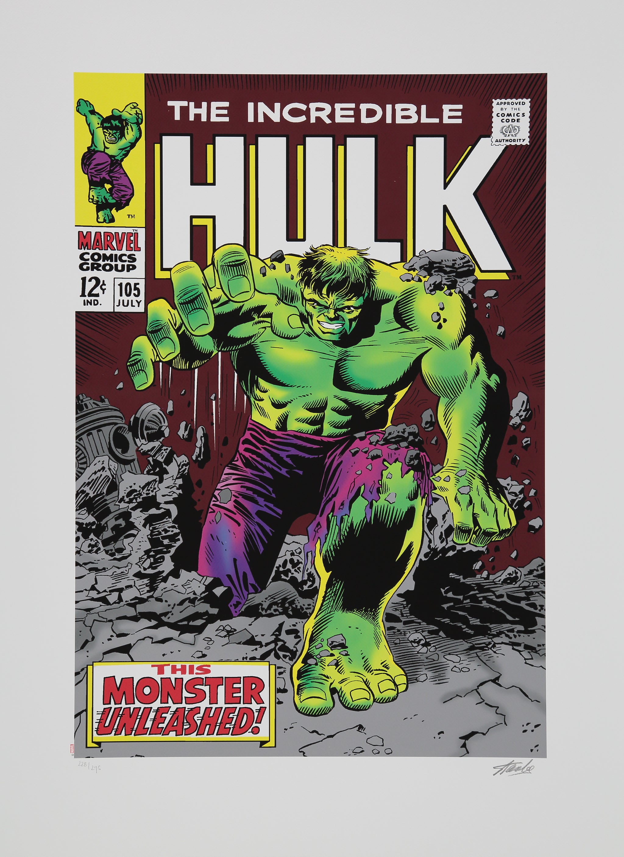 Marvels The Incredible Hulk Comic Cover #3 Refrigerator Magnet